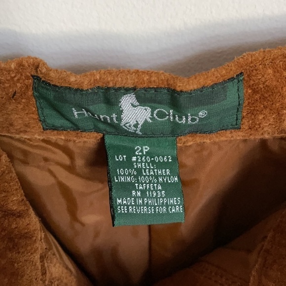 Vintage Hunt Club Leather Shorts - Picture 4 of 4